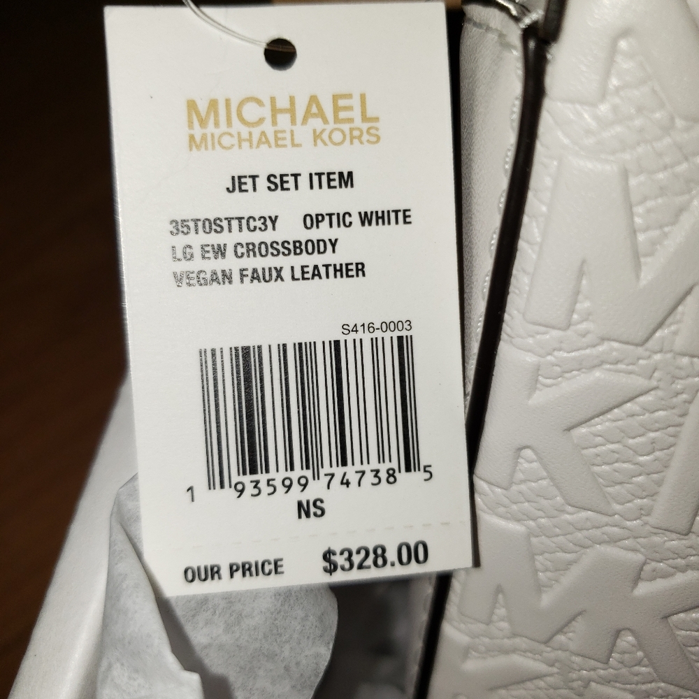 Michael Kors Artic white NWT crossbody purse